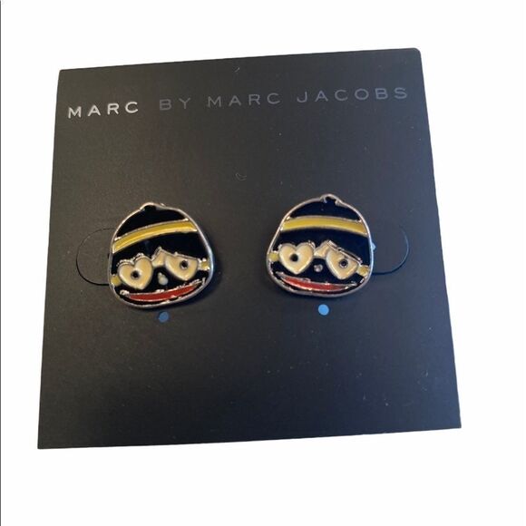2/$20 Marc by Marc Jacobs Enamel Character Studs - Picture 1 of 3